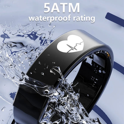 High Precision Smart Ring ECG Heart Rate Blood Oxygen Temperature HRV Sleep Monitor Health Tracker Wearable Fitness Ring